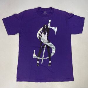 Two In The Sleeves Sexy Pin Up Girl Graphic Men Medium Purple Short Sleeve